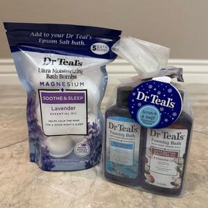 Dr Teal’s Bath Bombs & Gel NWT